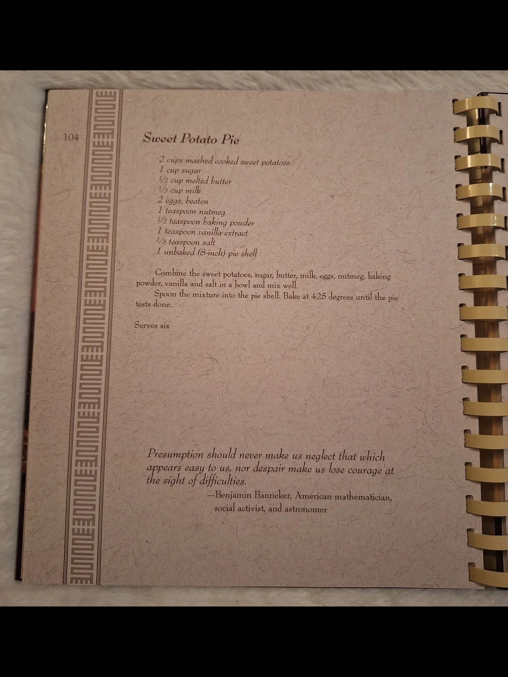Of the People: An African American Cooking Experience — Brown Cover Cookbook